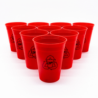 JustPong Bierpong Becher FIRE RED